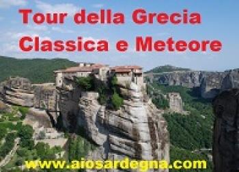 Tour della Grecia Classica e Meteore partenze dalla Sardegna