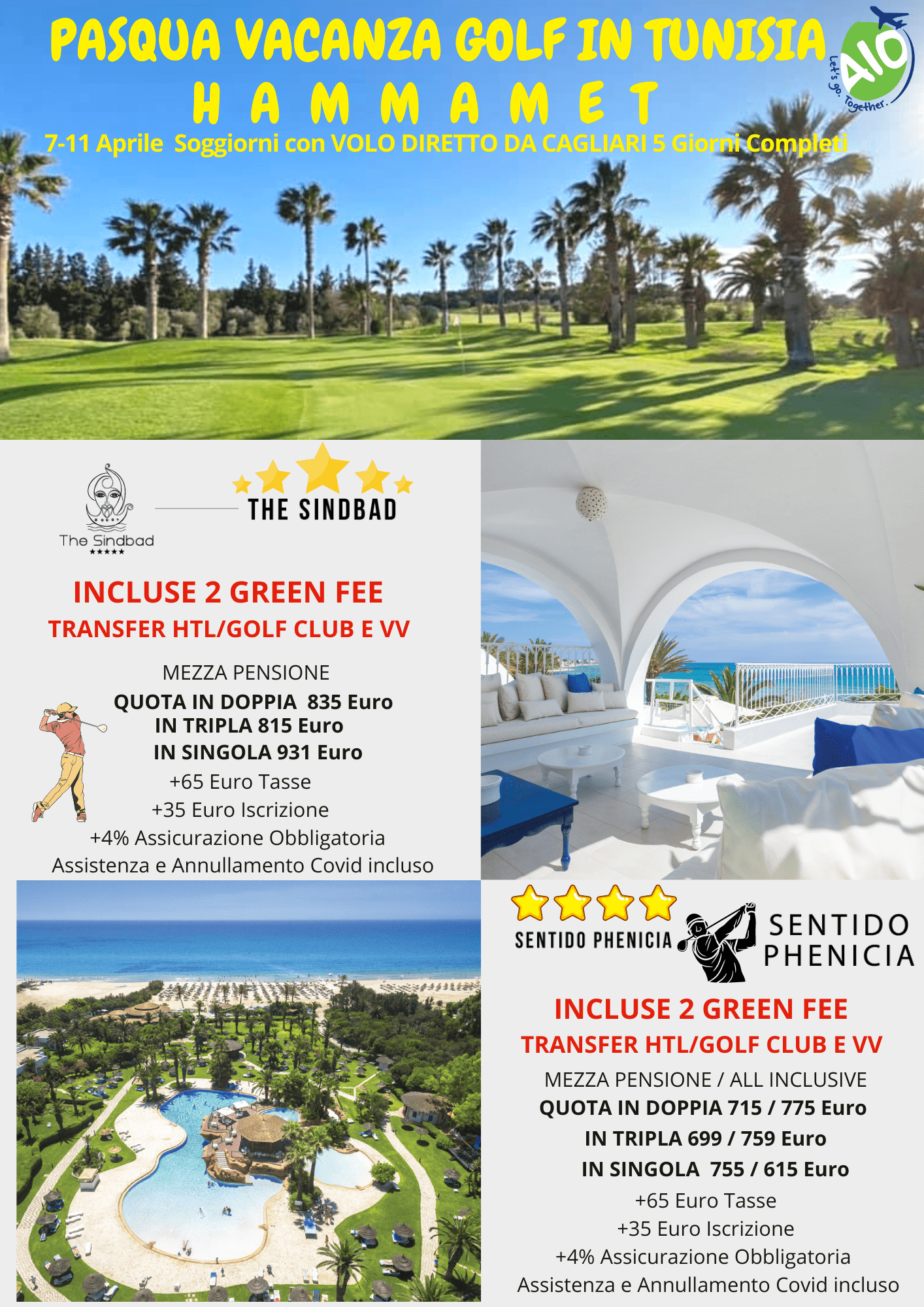 Golf Tunisia Vacanze da Cagliari